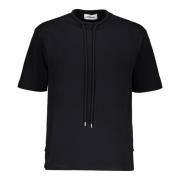 AMBUSH Bomull T-shirt med Justerbar Rem Black, Herr