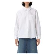 A.P.C. Broderad Jeansjacka White, Dam