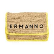 Ermanno Scervino Flap Romina Axelväska Beige, Dam