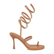 Jeffrey Campbell Stiliga polyuretanskor Brown, Dam