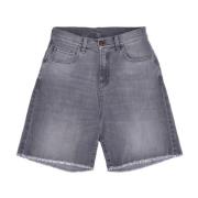 VISION OF SUPER Denim Shorts Gray, Herr