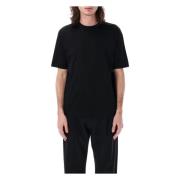 Emporio Armani Svart Ss25 T-shirt med Rhinestones Black, Herr