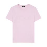 Versace Flamingo Pink Crew Neck Top Pink, Dam