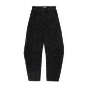 ROTATE Birger Christensen Wide Trousers Black, Dam