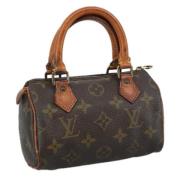 Louis Vuitton Vintage Pre-owned Canvas handvskor Brown, Dam