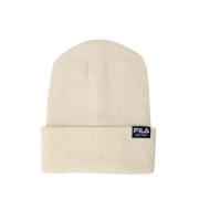 Fila Stickad Mössa Äkta Broderad White, Unisex