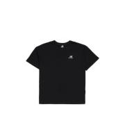 New Balance Bomull Jersey Könsneutral T-shirt Black, Herr