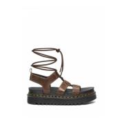 Dr. Martens Brun Gladiator Läder Sandaler Brown, Dam