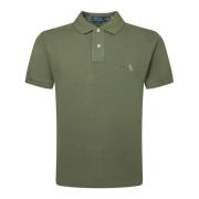 Polo Ralph Lauren Militärgrön Slim Fit Polo Skjorta Green, Herr