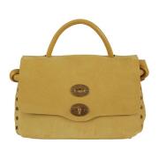 Zanellato Suede Veneziana Postina Väska Yellow, Dam