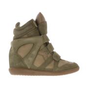 Isabel Marant Elegant Bekett Permanent Sneakers Green, Dam