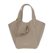 Giorgio Armani Stiliga Handväskor för Modemedvetna Kvinnor Beige, Dam