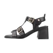 Carmela Elegant High Heel Sandaler Black, Dam