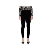 ONLY Slim Fit HighWaisted Leggings Höst/Vinter Kollektion Black, Dam