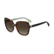 Kate Spade Brun Acetat UV-skydd Solglasögon Brown, Dam