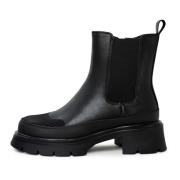 Cesare Gaspari Ankle Boots Black, Dam