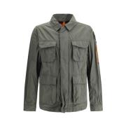 Parajumpers Field Jacket med klassisk krage Green, Herr