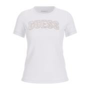 Guess Vit Dam T-shirt White, Dam