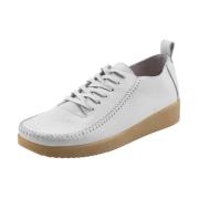 Nature Footwear Elly Sko Läder Beige, Dam