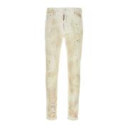 Dsquared2 Klassiska Denim Jeans för vardagsbruk White, Herr