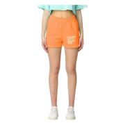 PHARMACY INDUSTRY Orange Bomullsshorts med Logotyp Orange, Dam