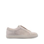 Doucal's Grå slip-on sneakers med kardborrband Gray, Herr