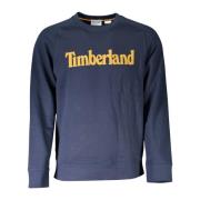 Timberland Blått Logosweatshirt Blue, Herr