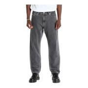 Tommy Jeans Avslappnad Tapered Jeans - Isaac Gray, Herr