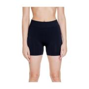 VERO MODA Modern kvinna svarta polyamid shorts Black, Dam