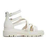 Cesare Gaspari Plattforms Sandaler Tatiana - Vit White, Dam