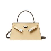 Tory Burch Liten Lee Radziwill Toteväska Beige, Dam