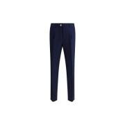 Brunello Cucinelli Linnebyxor Klassisk Passform Stilren Blue, Herr