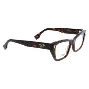 Fendi Stiliga solglasögon med unik design Brown, Unisex