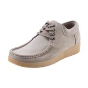 Nature Footwear Anna Sko Suede Gray, Dam