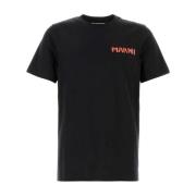 Marni Svart Jersey T-shirt Black, Herr