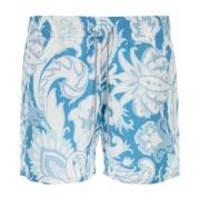 Etro Tryckta simshorts Blue, Herr