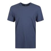 Zanone Denim Bomull Jersey T-shirt Blue, Herr