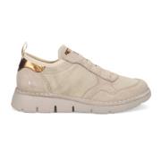 Panchic Beige Slip On med Mesh Överdel Beige, Dam