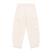 Barena Venezia Ljus Beige Cargo Byxor Gray, Dam