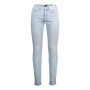 Gant Slim Fit Denim Jeans Blå Tvättad Blue, Herr