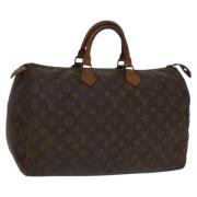 Louis Vuitton Vintage Pre-owned Canvas handvskor Brown, Dam