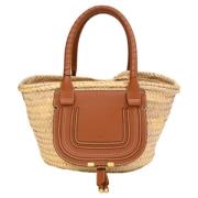 Chloé Pre-owned Pre-owned Raffia handvskor Beige, Dam