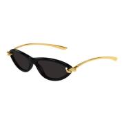 Bottega Veneta Bv1390S 001 Sunglasses Black, Dam