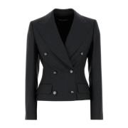 Dolce & Gabbana Stiliga Blazers och Västar Jacka Gray, Dam