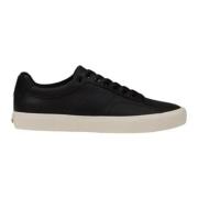 Hugo Boss Svart läder sneaker Black, Herr