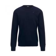 K-Way Stiliga Sweatshirts och Hoodies Blue, Herr