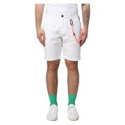 Sun68 Klassiska Chino Fold Shorts White, Herr