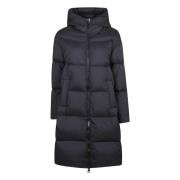 Herno Avslappnad Medium Pufferjacka Black, Dam