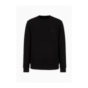 Emporio Armani Stiliga Sweatshirts och Hoodies Kollektion Black, Herr