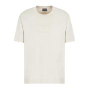 Emporio Armani Logo Print Jersey T-shirts och Polos Gray, Herr